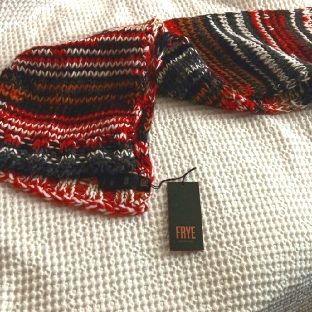 Frye knitted scarf